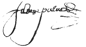 firma de Juan de Sepúlveda